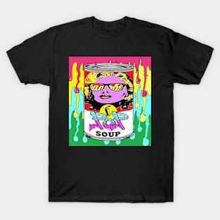 movie star pop art drip art T-Shirt